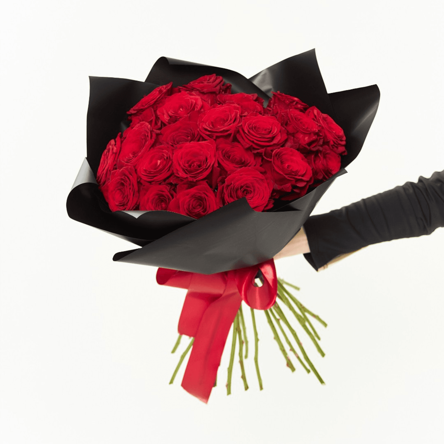 25 Red Roses Bouquet | Fast Flower Delivery