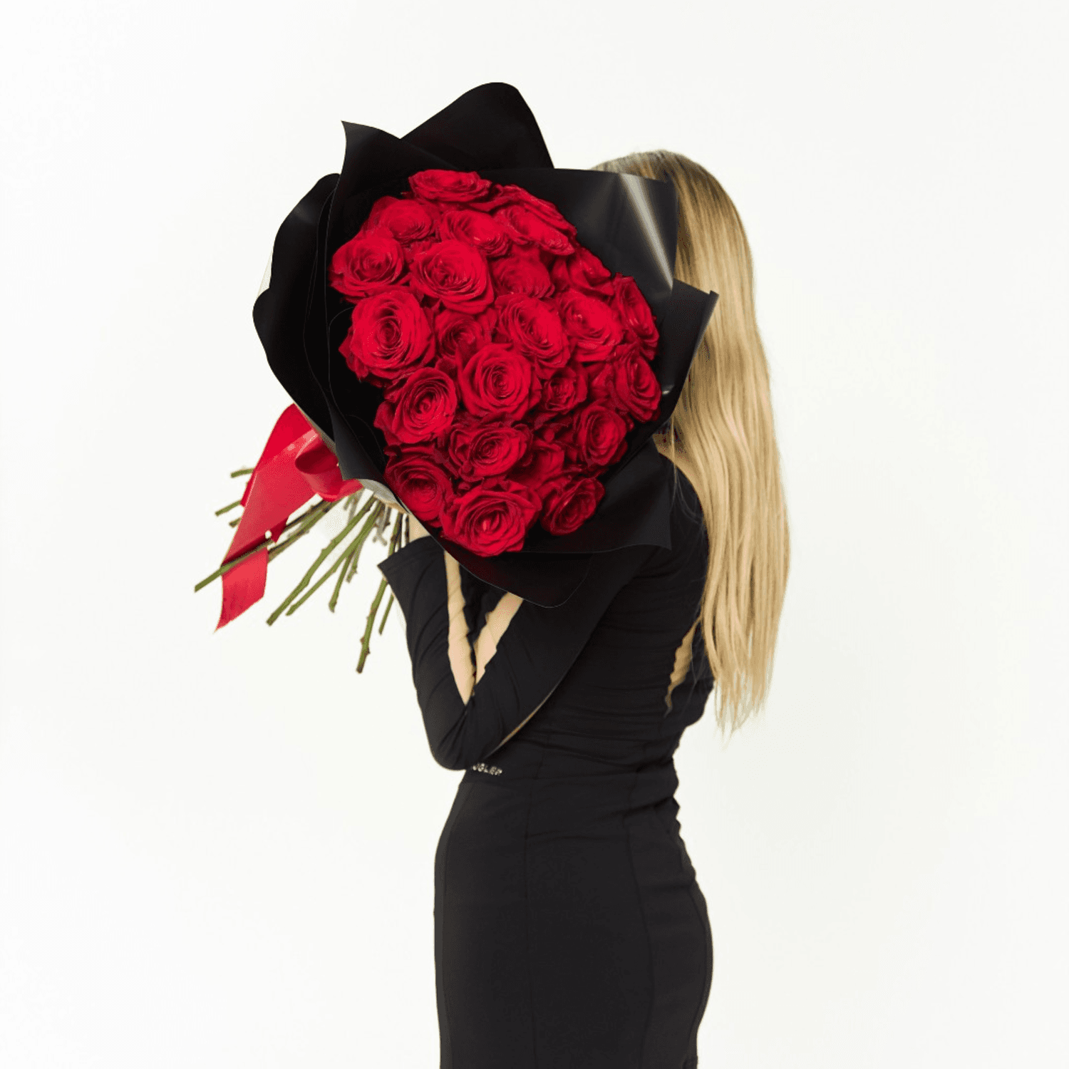 25 Red Roses Bouquet | Fast Flower Delivery