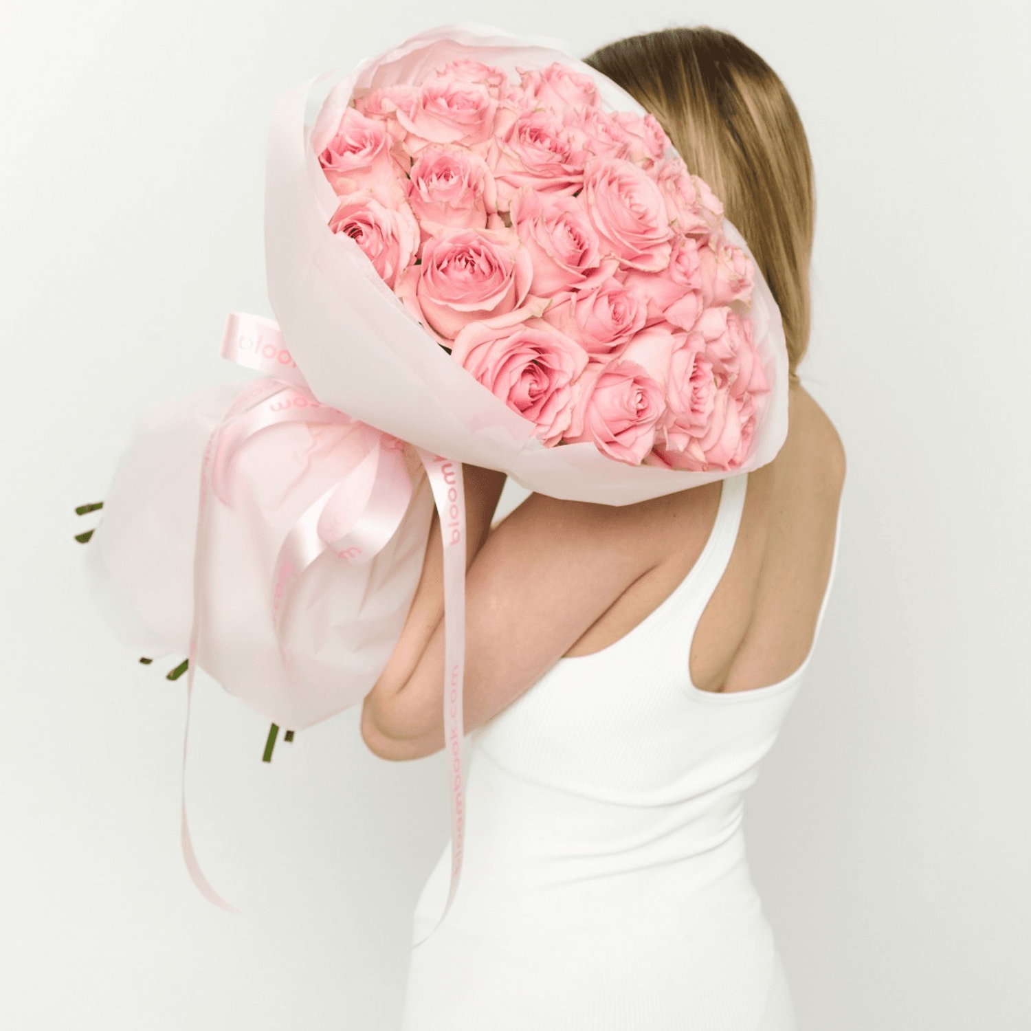 25 Pink Roses Bouquet | Flower Delivery