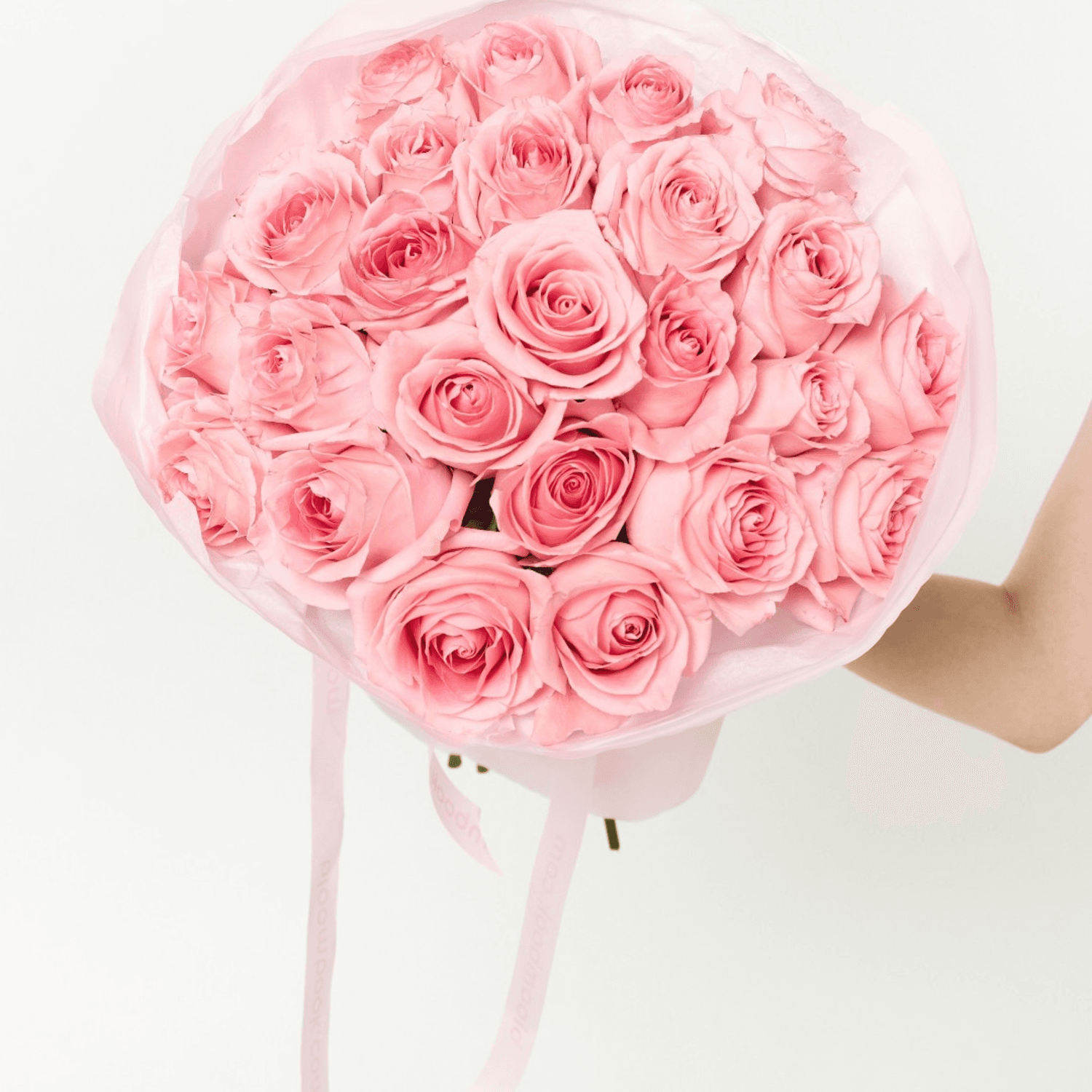 25 Pink Roses Bouquet | Flower Delivery