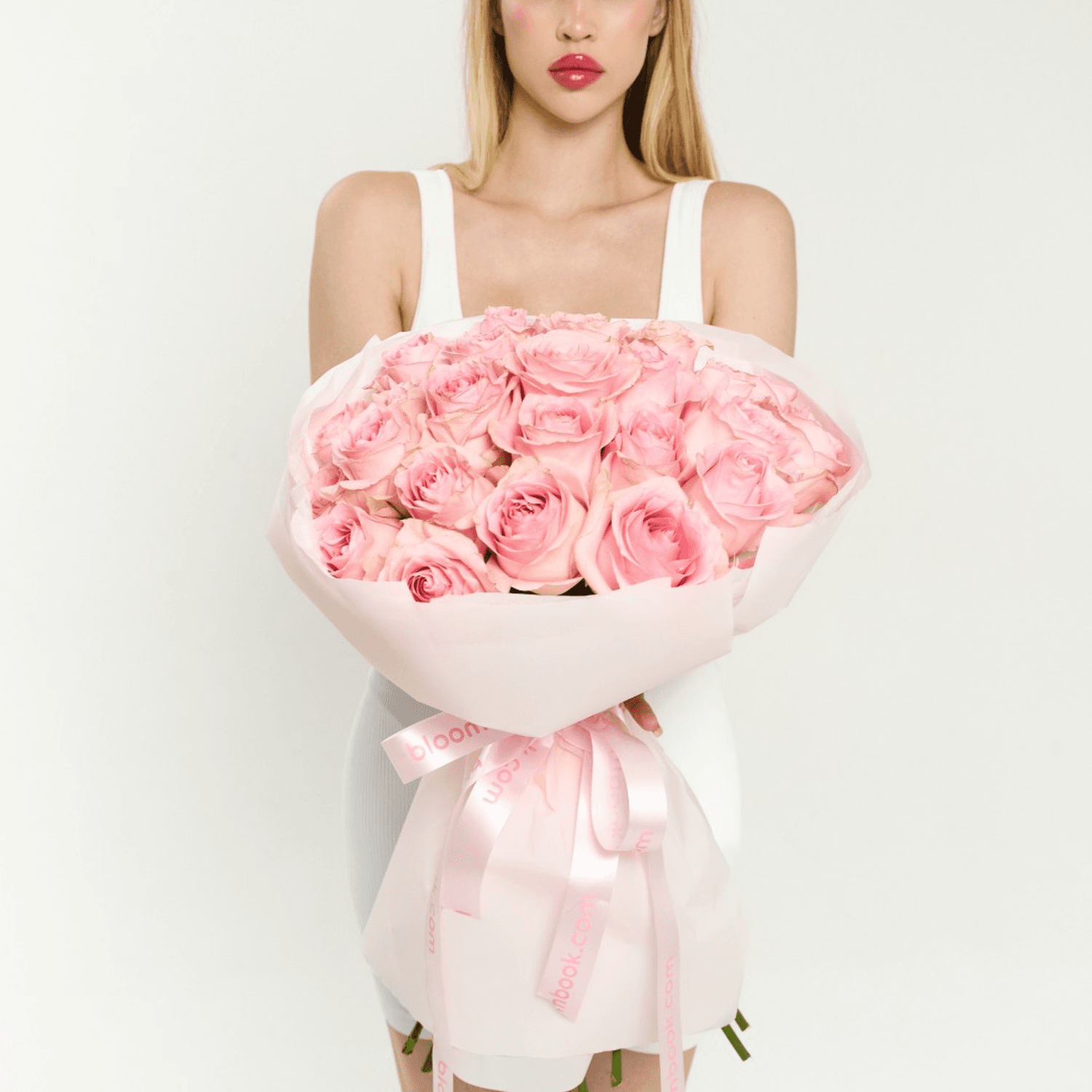 25 Pink Roses Bouquet | Flower Delivery